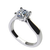 NANA Jewels 1.00-4.00ct Lucita Round Cut Solitaire Wedding Engagement Ring Series, 10K Gold w/Cubic Zirconia Simulated Diamond(A)