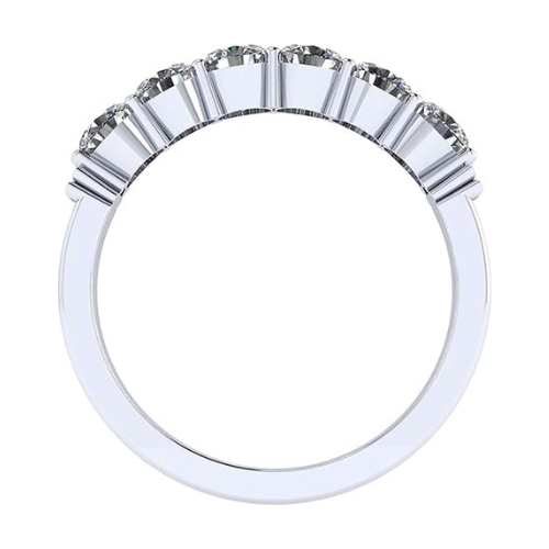 NANA Jewels Simulated 5 Stone 1carat Diamond Engagement Ring Wedding Ring CZ-Silver-10K or 14k Gold