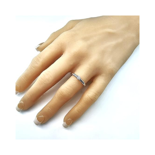 Central Diamond Center Customizable Lucita Solitaire Birthstone Ring Set In 925 Sterling Silver W/Simulated Birthstone