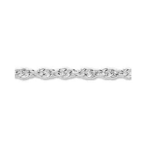 Sterling Silver Loose Rope Chain-Made In Italy, White, Yellow Or Rose Gold Plated