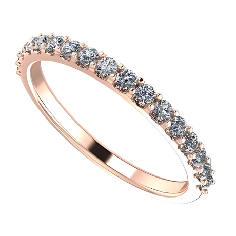 NANA Jewels 14K Gold Diamond Wedding Band made w/Lab Grown Diamonds, G-Color & VS-SI Clarity, 3/8 Carat Total Weight