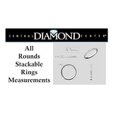 Central Diamond Center Sterling Silver Stackable Birthstone Ring Band w/ All Rounds Simulated Birthstones, Gold Plated