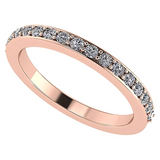 Central Diamond Center Lab Created CVD Diamond Wedding Anniversary Band 1/5ctw 10kt Gold