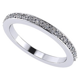 Central Diamond Center Lab Created CVD Diamond Wedding Anniversary Band 1/5ctw 10kt Gold