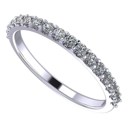 NANA Jewels 14K Gold Diamond Wedding Band made w/Lab Grown Diamonds, G-Color & VS-SI Clarity, 3/8 Carat Total Weight