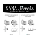 Extra-Large Hypoallergenic Earring Backs-7mm-8.2mm(3 Pairs)-Secure & Comfortable Replacement for Earrings