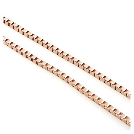 Made in Italy 925 silver box chain necklace.