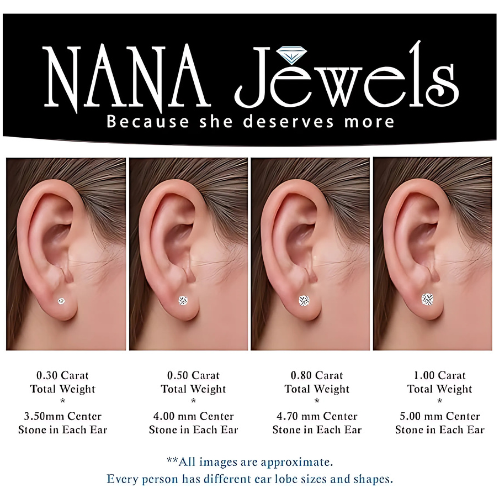 8.00cttw simulated diamond studs, sterling silver