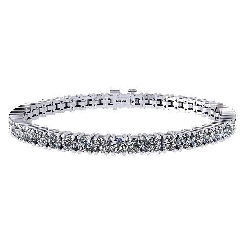 Simulated Diamond Tennis Bracelet, Pure Brilliance Zirconia, Sterling Silver 5.0ct, 7.50ct, 10ct, 17.50ct, 22ct