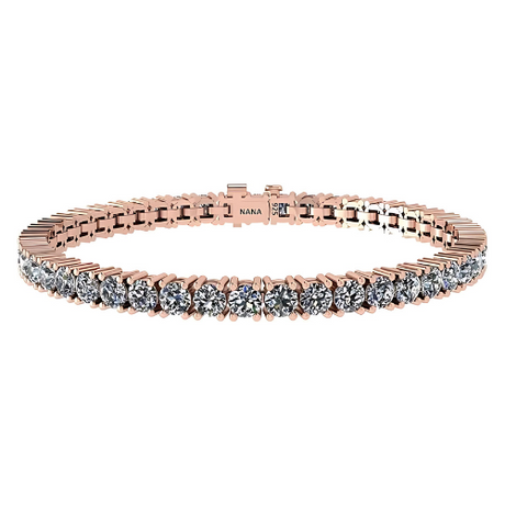 Simulated Diamond Tennis Bracelet, Pure Brilliance Zirconia, Sterling Silver 5.0ct, 7.50ct, 10ct, 17.50ct, 22ct
