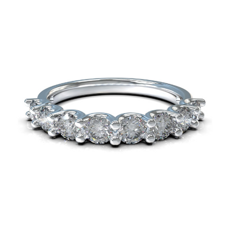 NANA Jewels 1.00ct Simulated Diamond Wedding Rings Anniversary Band, Wedding Sets for Women in Silver, 10K or 14K