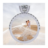 NANA Jewels 1.5-3CT Platinum Plated Sterling Silver Rings CZ Cubic Zirconia Cushion Cut Engagement Rings | 10K 14K Solid Gold