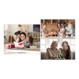 Central Diamond Center Mom & Me Birthstone Heart Necklace, Sterling Silver with Simulated Birthstones & Pure Brilliance Zirconia