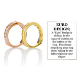 Anniversary Band Ring Channel Set w/ 0.75ctw Pure Brilliance Zirconia in Silver, 10K, or 14K Gold