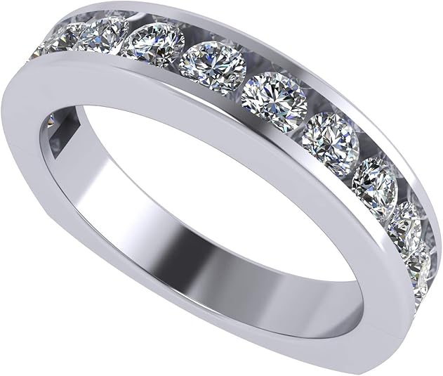 Central Diamond Center 3 Stone Past Present Future Ring your choice Gold-Silver Cz-2.50ctw & 3.50ctw