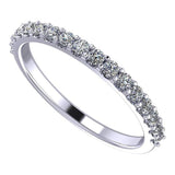 NANA Jewels Wedding Band CZ Ring 3/8cttw Stackable Ring in Solid 10K Gold w/Pure Brilliance Zirconia, Fashion Ring