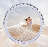 NANA Jewels Wedding Band Cubic Zirconia in 925 Sterling Silver 10K and 14K Gold Half Eternity Stackable Anniversary Ring Size 4-12