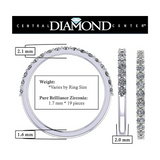 CVD Lab Grown Diamond Engagement Ring - 10K Solid Gold, Round Cut Solitaire, 0.50ct-2.00ct, G-H/VS-SI Clarity
