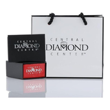 Central Diamond Center Couples 2 Stone Heart Pendant w/ Simulated Birthstones, Includes 0.8mm 22" Adj. Box Chain