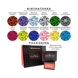 Central Diamond Center Marquise Cut Lucita Mothers Rings w/ 1 to 7 Simulated Birthstones in Sterling Silver, 10K or 14K Gold