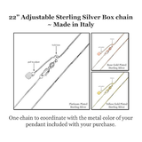 Central Diamond Center Halo Earring & Necklace Set, Solid Sterling Silver w/Pure Brilliance Zirconia - Hypoallergenic