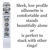 NANA Jewels Simulated Diamond Anniversary ring/wedding band-Shared Prong 5 Stone-1carat twt- Sterling Silver/10K/14k