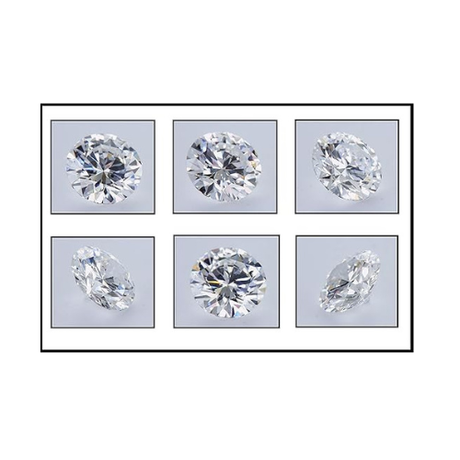 Certified 0.50ct to 2.00ct Round Brilliant Cut Loose Diamonds G-H/SI or Better, Lab Created CVD Diamonds