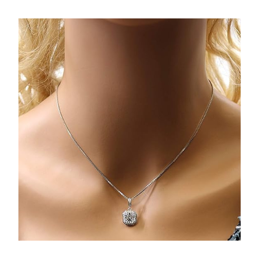 NANA Asscher Cut Halo CZ Simulated Diamond Solitaire Necklace Sterling Silver 7mm Zirconia Center Gemstone