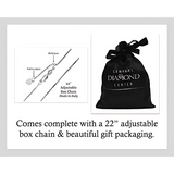 Central Diamond Center Shema Israel Full Hebrew Prayer Pendant Necklace in 28mm & 37mm in Solid Sterling Silver