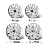 Extra-Large Hypoallergenic Earring Backs-7mm-8.2mm(3 Pairs)-Secure & Comfortable Replacement for Earrings
