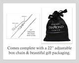 Round Simulated Diamond Solitaire Necklace/Pendant- Double Halo from 1 to 3 carat center- Sterling Silver