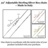 NANA Jewels Cushion Cut CZ Simulated Diamond Solitaire Necklace Sterling Silver 7-8mm Cubic Zirconia, 2.00ct & 3.00ct