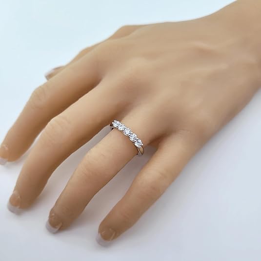 NANA Jewels Simulated Diamond wedding Ring, Wedding Band, 1.00ctw Lucita Sterling Silver-10K-14K Gold