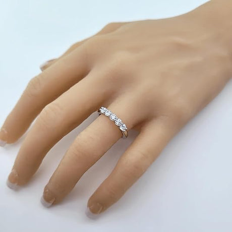 NANA Jewels Simulated Diamond wedding Ring, Wedding Band, 1.00ctw Lucita Sterling Silver-10K-14K Gold