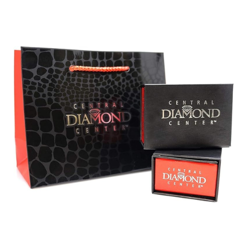 Central Diamond Center S-Bar w/Sides Couple's Ring with Simulated Birthstones in Sterling Silver, 10K or 14k Solid GOLD