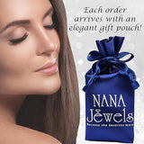 NANA Jewels Asscher Cut Simulated Diamond Ring 1.00ctw 6 Stone Wedding Band, Sterling Silver 10K/14K Gold