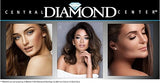 0.50ct Round CVD Diamond Stud E-F VS-SI.