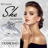 Nana Jewels Asscher Cut Cathedral Solitaire Engagement Ring 7Mm (2Ct) Pure Brilliance Zirconia - Sterling Silver, 10K Or 14K Gold