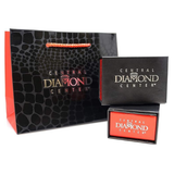 Central Diamond Center S-Bar Couples 2 Stone Ring w/ Simulated Birthstones, Sterling Silver, 10K, or 14K Gold