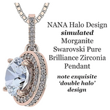 Frontal view of the complete aquamarine jewelry set.
