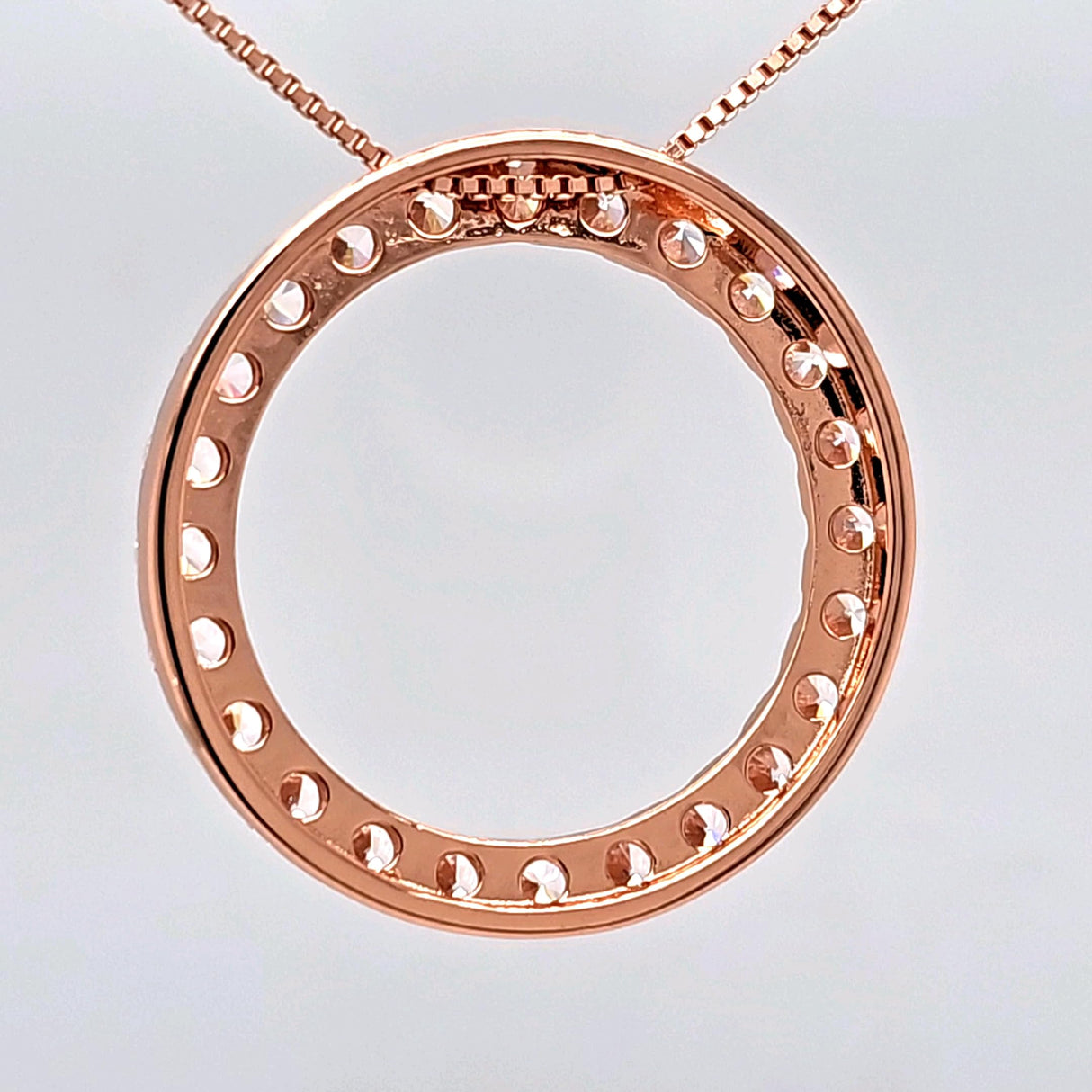 Central Diamond Center Sterling Silver Circle of Life Pendant Necklace – 5.00 Carat Cubic Zirconia (27 Stones, 3.50mm Each) – 925 Silver, 5g – Eternal Love Jewelry for Women