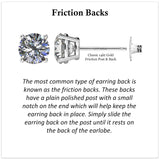 Central Diamond Center Round Cut CVD Lab-grown Diamond Stud Earrings 14K solid Gold from 0.20ct to 2.00ct E-F VS-SI