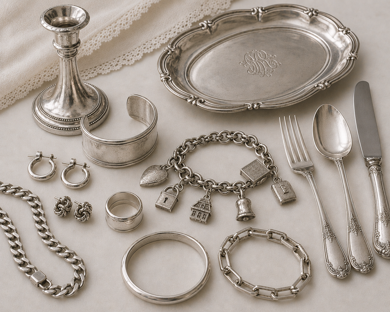 Silver Jewelry & Silverware