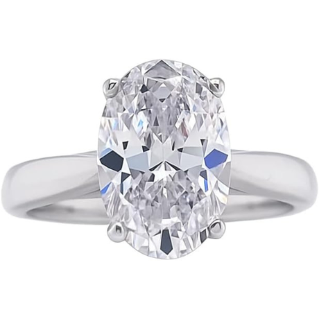 NANA Jewels 1to4ct Simulated Diamond Engagement ring Asscher Solitaire Lucita Cz & Silver