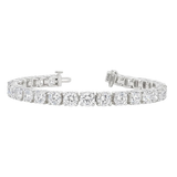 Simulated Diamond Tennis Bracelet, Pure Brilliance Zirconia, Sterling Silver 5.0ct, 7.50ct, 10ct, 17.50ct, 22ct