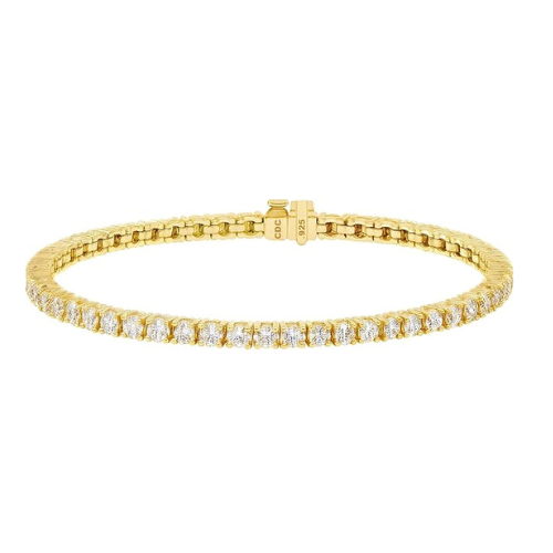 Simulated Diamond Tennis Bracelet, Pure Brilliance Zirconia, Sterling Silver 5.0ct, 7.50ct, 10ct, 17.50ct, 22ct