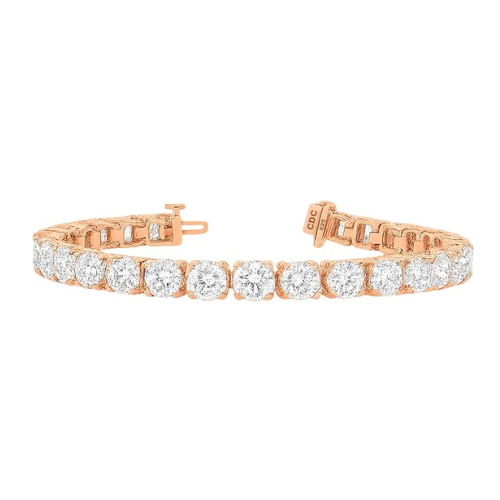 Simulated Diamond Tennis Bracelet, Pure Brilliance Zirconia, Sterling Silver 5.0ct, 7.50ct, 10ct, 17.50ct, 22ct