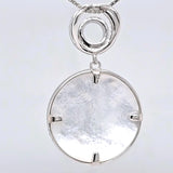 Central Diamond Center Sterling Silver Tree of Life Pendant Necklace or Earrings with CZ and Mother of Pearl – Gift for Women