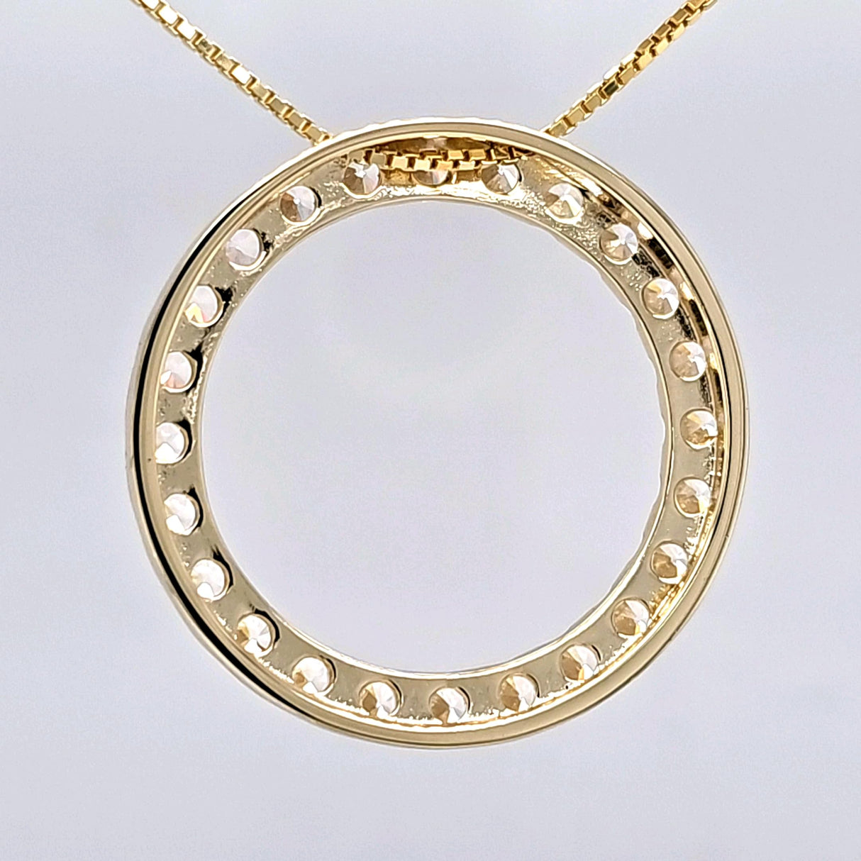 Central Diamond Center Sterling Silver Circle of Life Pendant Necklace – 5.00 Carat Cubic Zirconia (27 Stones, 3.50mm Each) – 925 Silver, 5g – Eternal Love Jewelry for Women